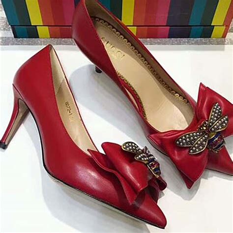 Red Gucci Heels for Women 